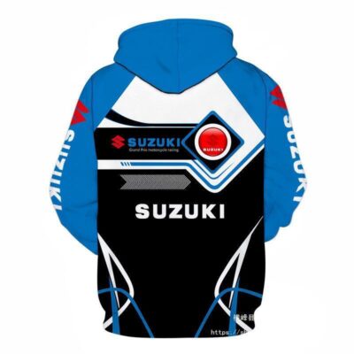 Suzuki Motorcycles Racing Pullover Hoodie