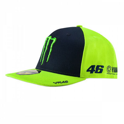 VALENTINO ROSSI ADULTS MONSTER SPONSOR FLAT PEAK CAP