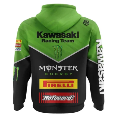 Kawasaki Monster Motorcycle Pullover Hoodie