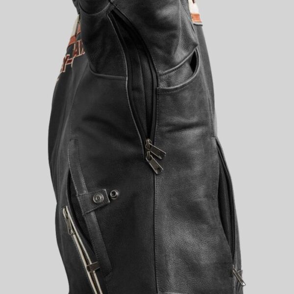 Women Hd Triple Vent Miss Enthusiast ii Leather Jacket - Image 3